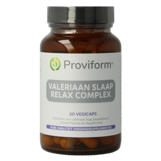Proviform Complejo de valeriana para el sueño y relax, 60 cápsulas vegetales