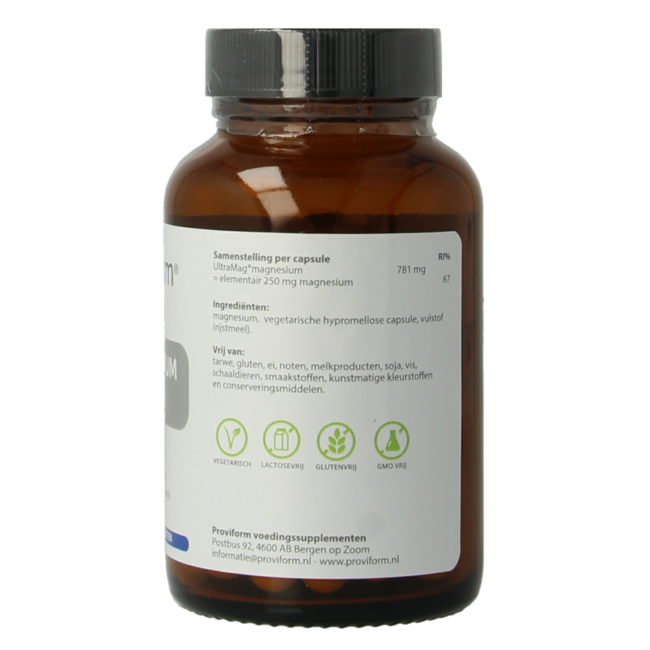 Proviform Magnesium ultra 250mg 30 Vegetarische Kapseln