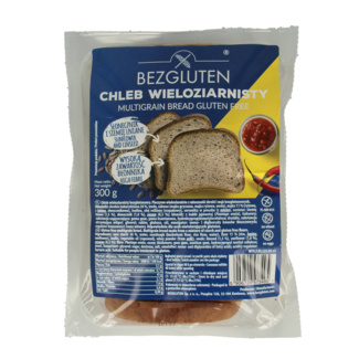 Bezgluten Pain multicéréales tranché sans gluten Bezgluten 300 g