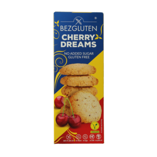 Bezgluten Cherry cookies no added sugar gluten-free 110 Gram