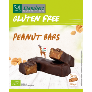 Damhert Peanut bars gluten-free organic 120 Gram