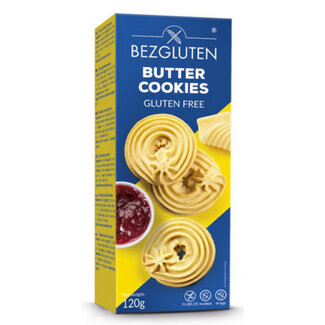 Bezgluten Bezgluten Butter cookies glutenvrij 120 Gram