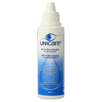 Unicare Unicare Solution tout-en-un pour lentilles souples 100 Millilitres