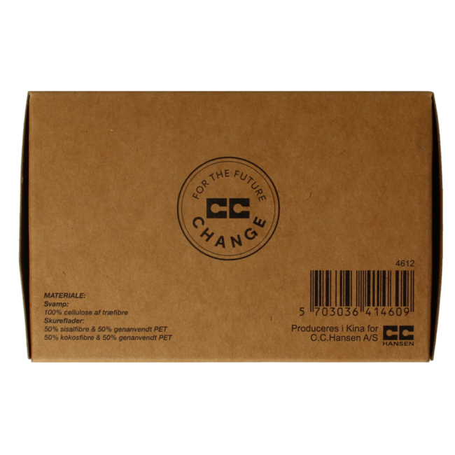 CC Hansen Small coconut plant fibre scouring pads 8 Pack