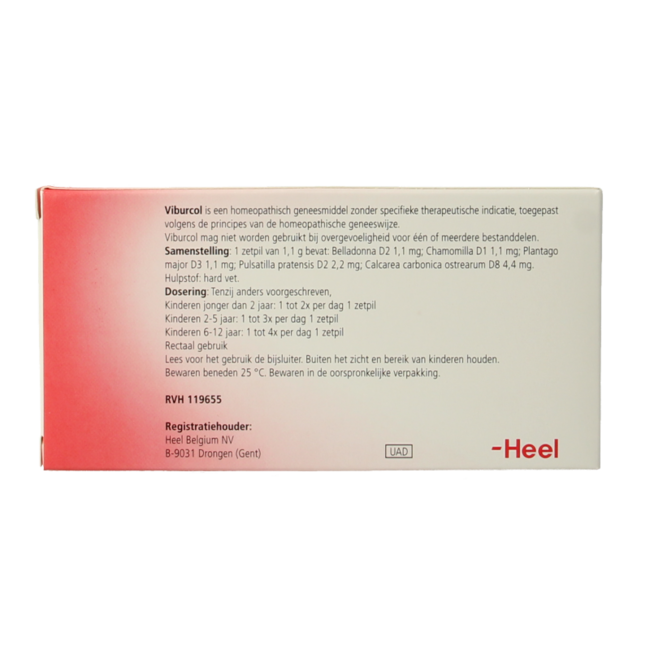 Viburcol 12 Suppositories