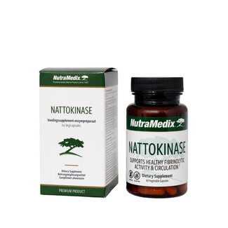 Nutramedix Nutramedix Nattokinaza bez witaminy K 60 Kapsułek