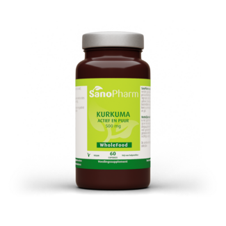 SanoPharm SanoPharm Kurkuma wholefood 60 Cápsulas