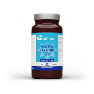 SanoPharm N-Acetil L-Cisteína NAC de alta calidad 60 cápsulas