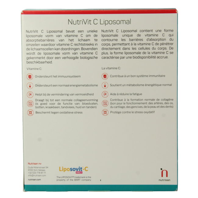 Nutrisan Nutrivit C liposomal 60 sticks