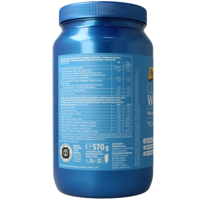 Powerbar Protein clean whey vanilla 570 Gramm