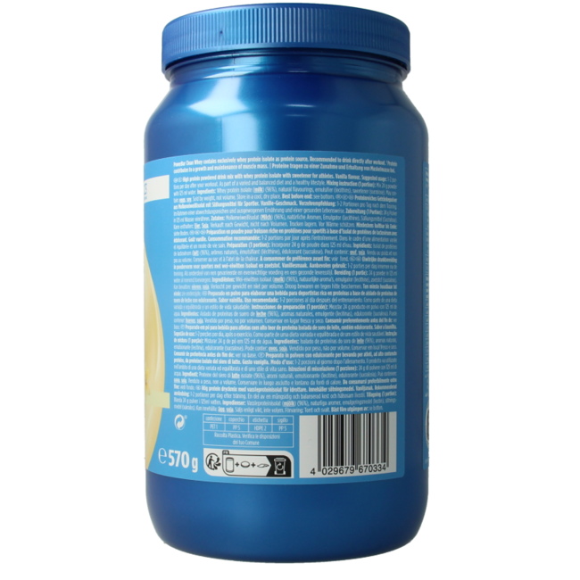 Powerbar Protein clean whey vanilla 570 Gramm