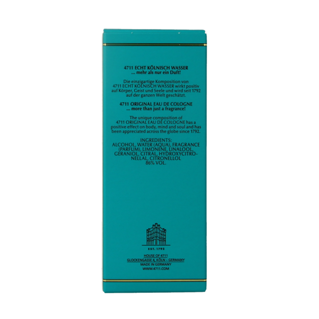 4711 Eau de cologne original natural spray 50 Milliliter