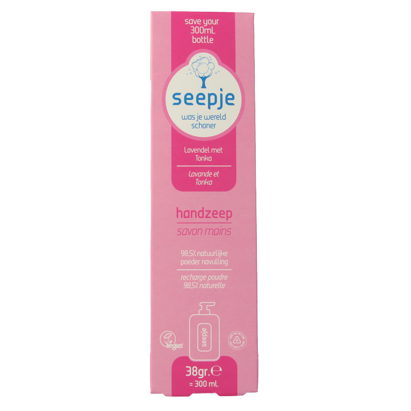 Seepje Ricarica Sapone Mani Seepje Lavanda & Tonka 38 Grammi