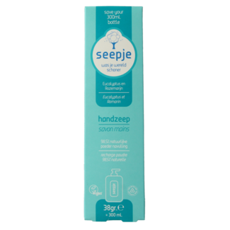 Seepje Seepje Recharge savon mains eucalyptus & romarin 38 g
