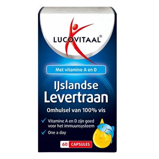 Lucovitaal Lucovitaal Levertraan IJslands 60 Capsules