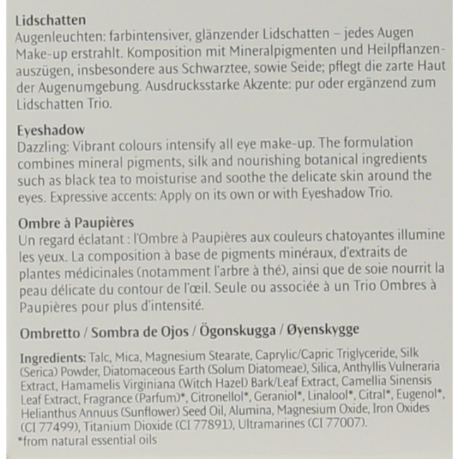 Dr. Hauschka Eyeshadow 07 aquamarine 1.4 Gram