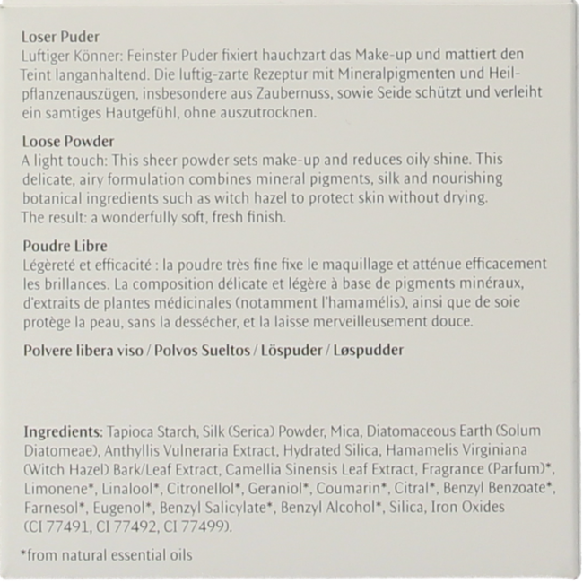 Polvos sueltos 00 translúcidos 12 g