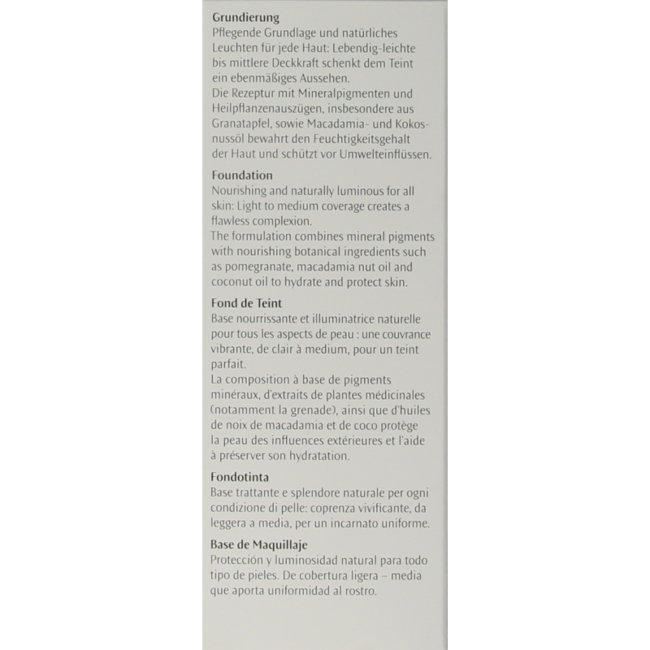 Podkład 01 macadamia 30 Mililitrów