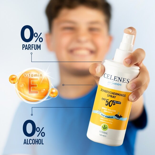 Celenes Herbal Sonnenspray für Kinder LSF 50 150 Milliliter
