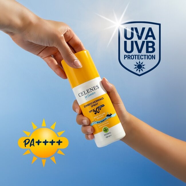 Celenes Herbal Sonnenspray für Kinder LSF 50 150 Milliliter