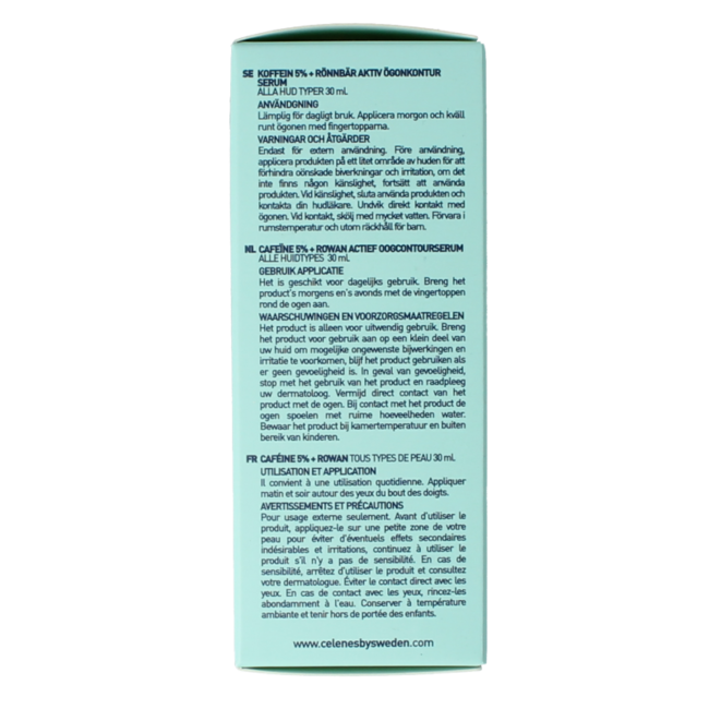 Celenes Cafeína 5% + sérum de serbal 30 mililitros