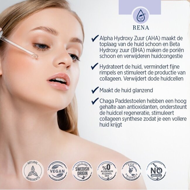 Celenes Gesichtspeeling AHA 8 % + BHA 2 % + Milchsäure + Arktischer Chaga 30 Milliliter