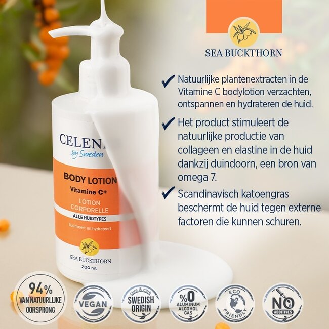 Celenes Sea Buckthorn Body Lotion 200ml