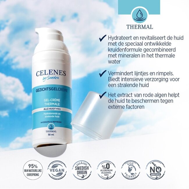 Crema facial termal Celenes 50 mililitros