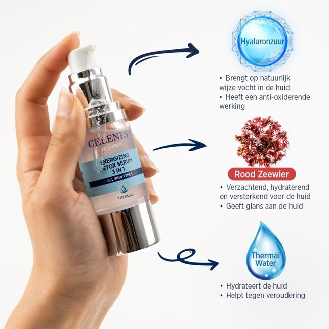 Celenes Thermal 3 in 1 detox serum 30 mililitros