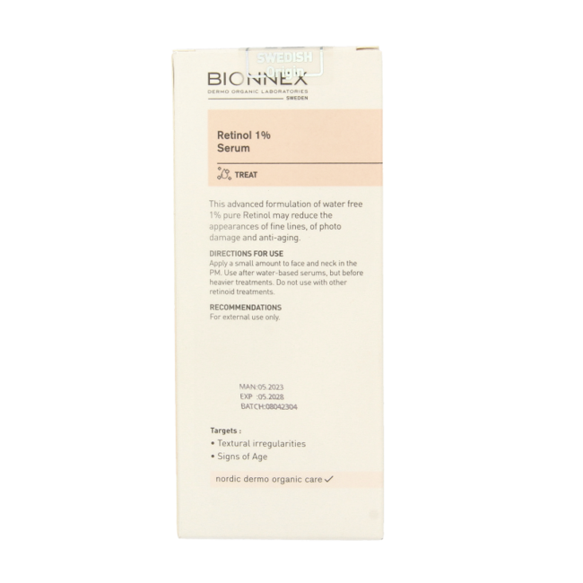 Sérum de Retinol Bionnex Nordea 100 Mililitros