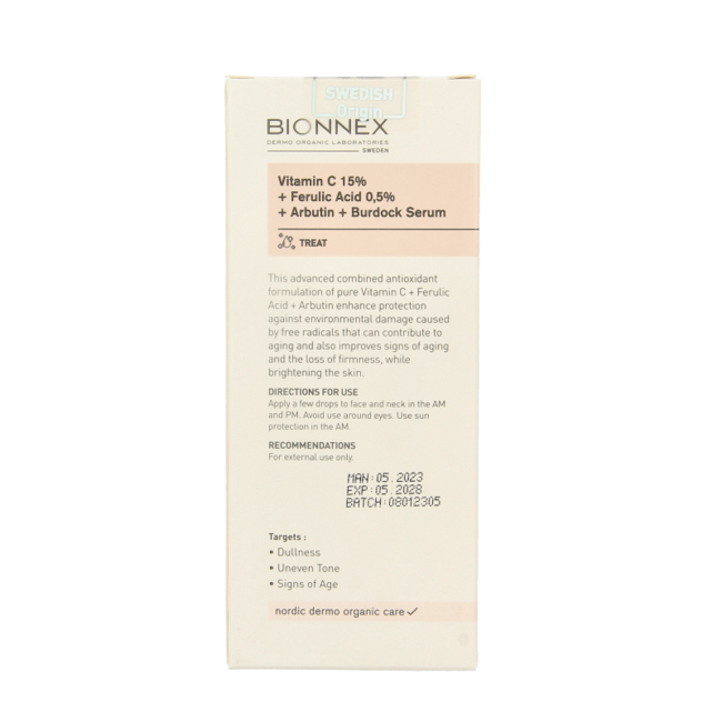 Bionnex Nordea sérum de vitamina C 30 ml