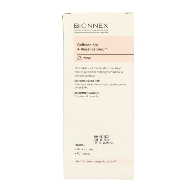 Bionnex Nordea sérum à la caféine 30 ml