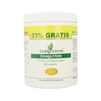 Livinggreens Livinggreens Omega 3 forte paquete ahorro 480 cápsulas