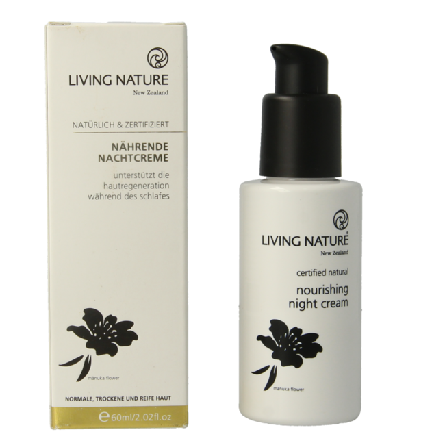 Living Nature Crema Notte Nutriente 60 Millilitri