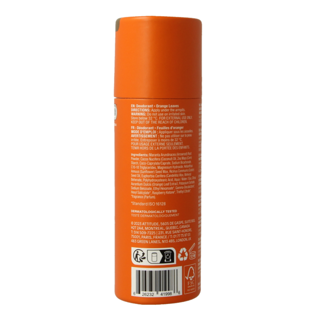 Attitude Deo Super Leaves Orange Leaves 85 Gramm
