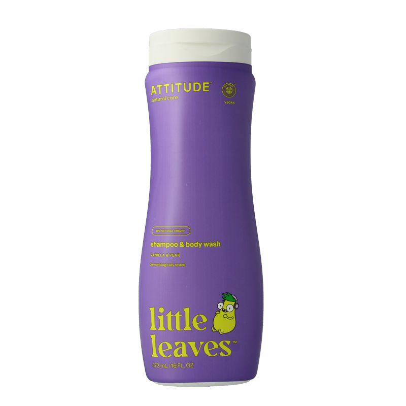 Attitude Shampoo Attitude 2 in 1 little leaves vaniglia e pera 473 Millilitri