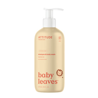 Attitude 2-in-1 Shampoo and Body Wash Baby Leaves Pear Nectar 473ml