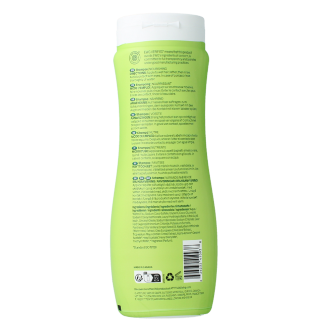 Champú Super Leaves nutritivo y reparador 473 ml