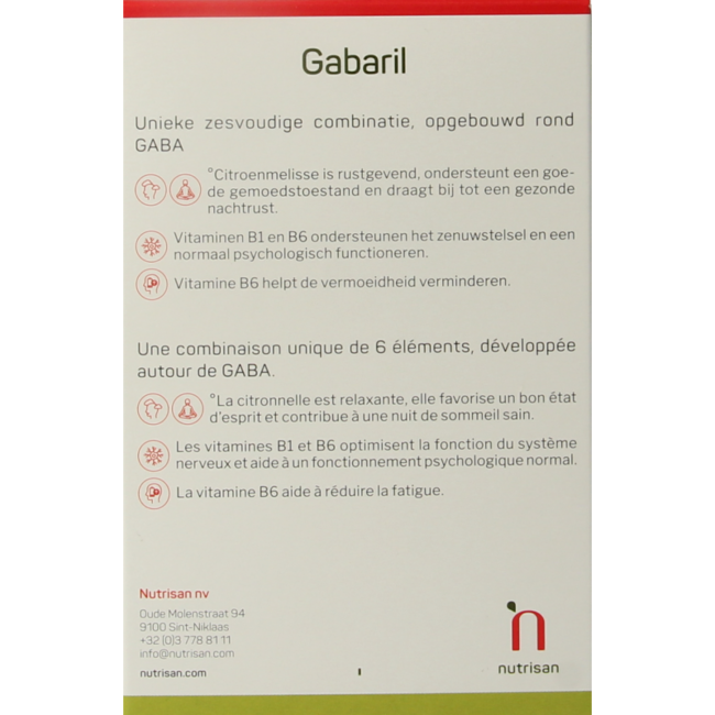 Nutrisan Gabaril 60 Gélules