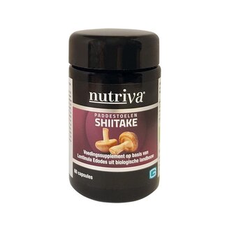 Nutriva Nutriva Shiitake organic 60 Capsules