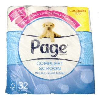 Page Page Compleet Schoon 32 Rollos