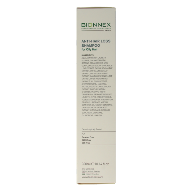 Bionnex Shampoo gegen Haarausfall bei fettigem Haar 300 Milliliter