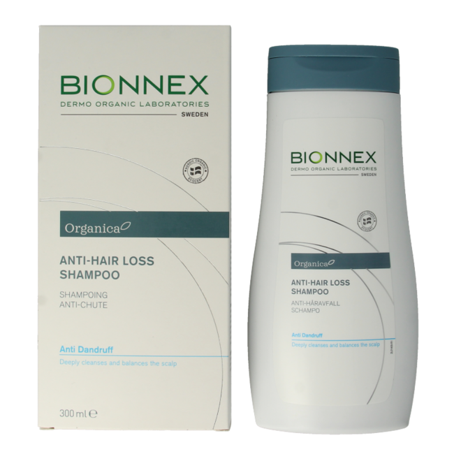 Champú Bionnex anticaída y anticaspa 300 Mililitros