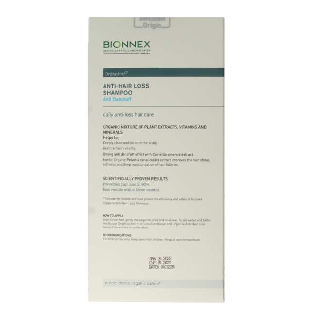 Bionnex Anti-Haarausfall & Anti-Schuppen Shampoo 300 Milliliter