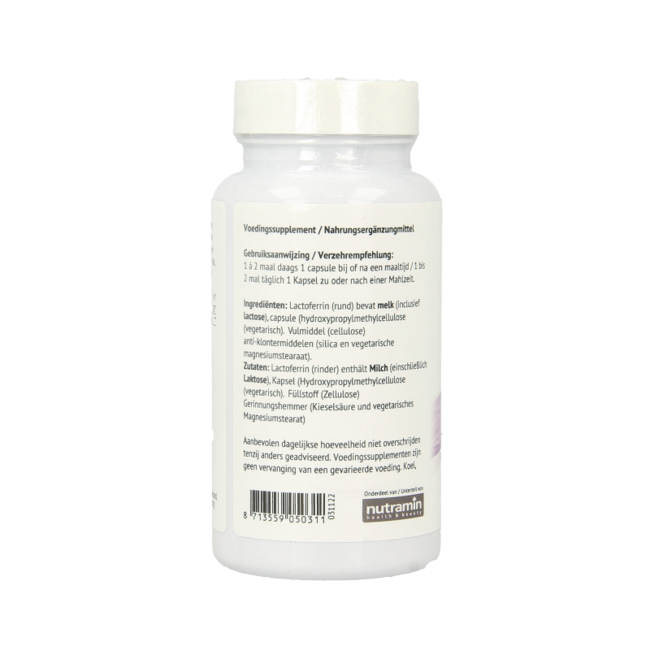 Nutramin Lactoferrine 200 60 Capsules