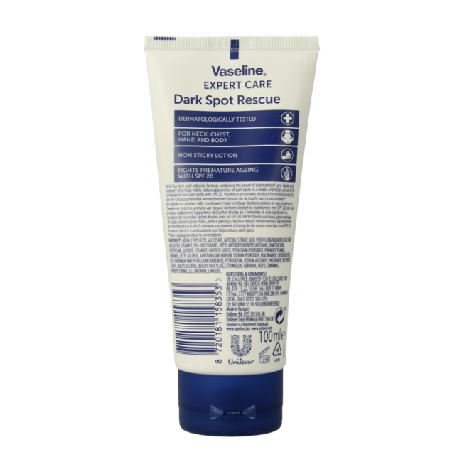 Vaseline Dark spot rescue lotion 100 grammi