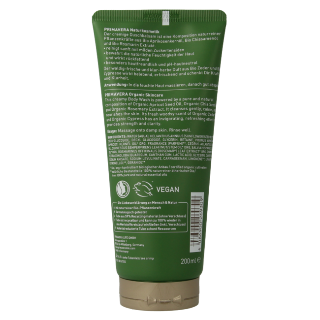 Primavera Forest Walk Duschbalsam 200 Milliliter