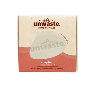 Unwaste Jabón en pastilla Unwaste con aceite de naranja 1 unidad