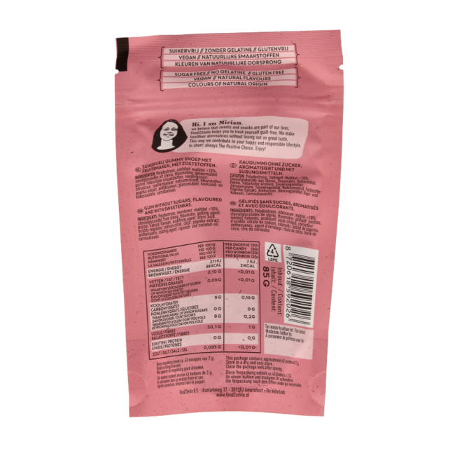 Bonbons gélifiés Fruit Tastic 85 g