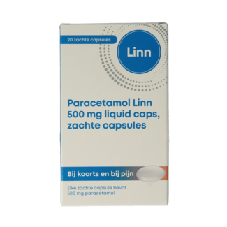 Linn Paracetamol 500mg liquid caps 20 Capsules